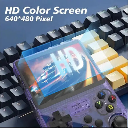 R36S Retro Handheld Video Game Console 3.5Inch IPS Screen Player